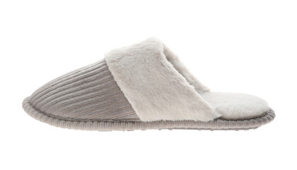 Fototapeta na wymiar Soft closed toe slipper on white background