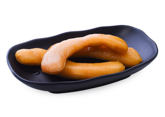 preserved sweet tamarind fruit isolated on white background