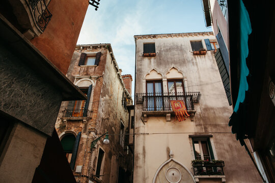 Old houses in Venice.