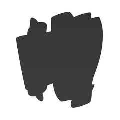 scribble stain mess black paint