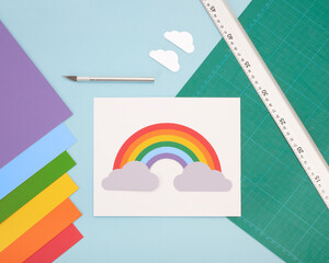 Paper rainbow