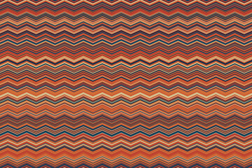 The African Style Warm Color Fabric Patterns, Abstract Colorful Wave Texture