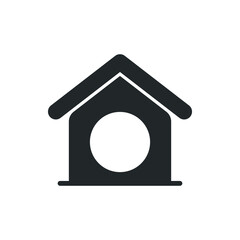 birdhouse nest icon vector illustration