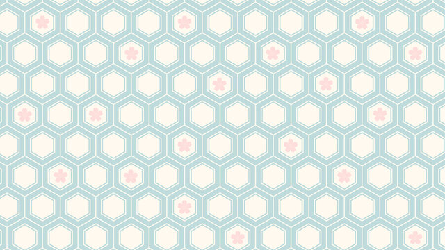pastel colored Japanese pattern background