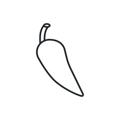 chili hot icon vector illustration