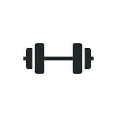 dumbbell fitness icon vector illustration