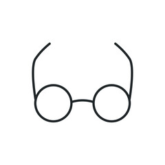 eyeglasses, glasses icon vector illustration