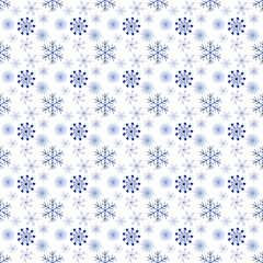 Hand Drawn Christmas Seamless Pattern. Winter Background.