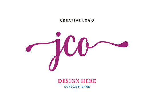 JCO lettering logo is simple, easy to understand and authoritative