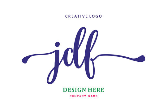 JDF lettering logo is simple, easy to understand and authoritative