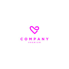 Heart Shape Vector, Love Illustration, Design for Valentine Day Card Background, Web Icon, Symbol, Sign, Romantic Wedding Invitation,Pink Graphic Drawing Isolated on White