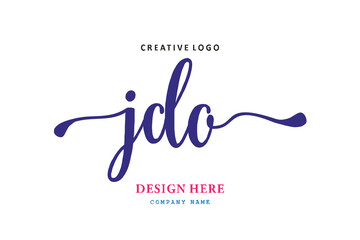 JDO lettering logo is simple, easy to understand and authoritative