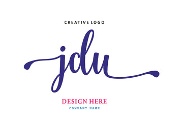 JDU lettering logo is simple, easy to understand and authoritative