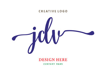 JDV lettering logo is simple, easy to understand and authoritative