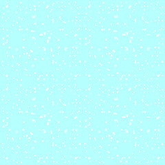 White snow falling, winter seamless pattern, poster design template, vector illustration