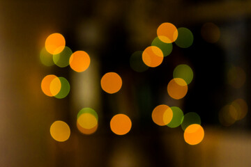 Fototapeta premium defocused christmas lights