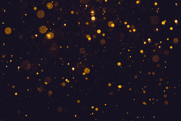 Fototapeta na wymiar Glittering stars of bokeh use for celebrate