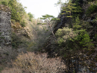 Furuiwaya rock formations in Kuma Kogen - Ehime prefecture, Japan