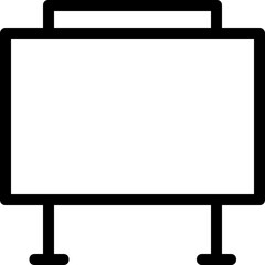 
Whiteboard Flat Vector Icon
