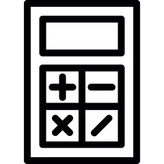 
Math Symbols Flat Vector Icon
