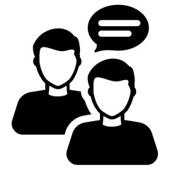 
Flat design of confused person icon
