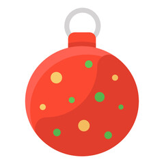 
Vector design of bauble, christmas ball concept 
