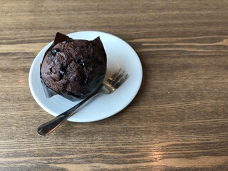 chocolate cake on a plate