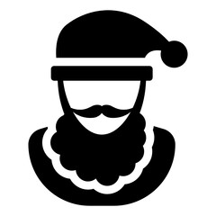 A kind bearded christmas person, santa claus vector 
