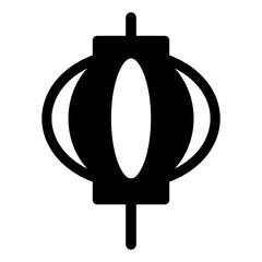 
Traditional chinese lamp icon design, vector of chinese light 
