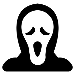 
A ghost vector, scary character
