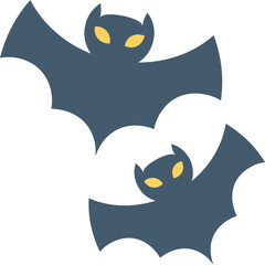 
Halloween Bat Vector Icon
