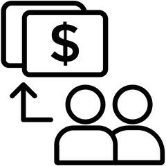 

Team hierarchy. Businessman leading the organizational team
