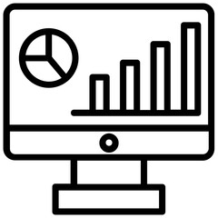 
Online business analyst. Businessman with statistic growth analytic chart
