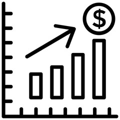 
Bar graph representing growth chart
