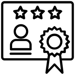 
A certificate of appreciation
