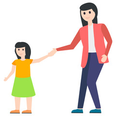 Fototapeta premium Mother and Daughter 