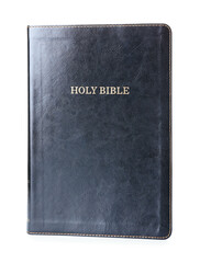 Holy Bible on white background