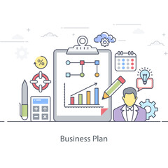 Business Plan Illustration 