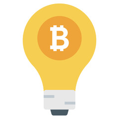 Bitcoin Idea Vector 