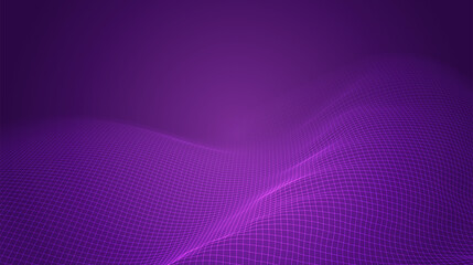 Obraz premium abstract vector 3d background with bends and wave