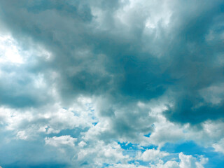 blue sky with clouds