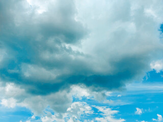 blue sky with clouds