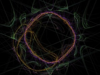 Imaginatory fractal background Image