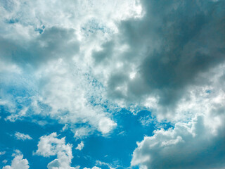 blue sky with clouds