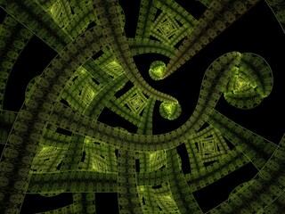 Imaginatory fractal background Image