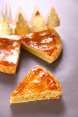 galette des rois- epiphany cake and crown