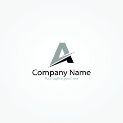 Advance and A Letter Logo Template Vector