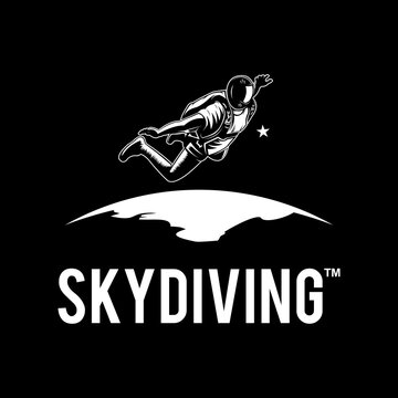 skydiving logo icon Sport emblem