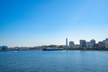 Fototapeta premium 山下公園 引き絵