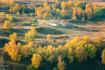 中国内蒙古乌兰布统草原秋季风光